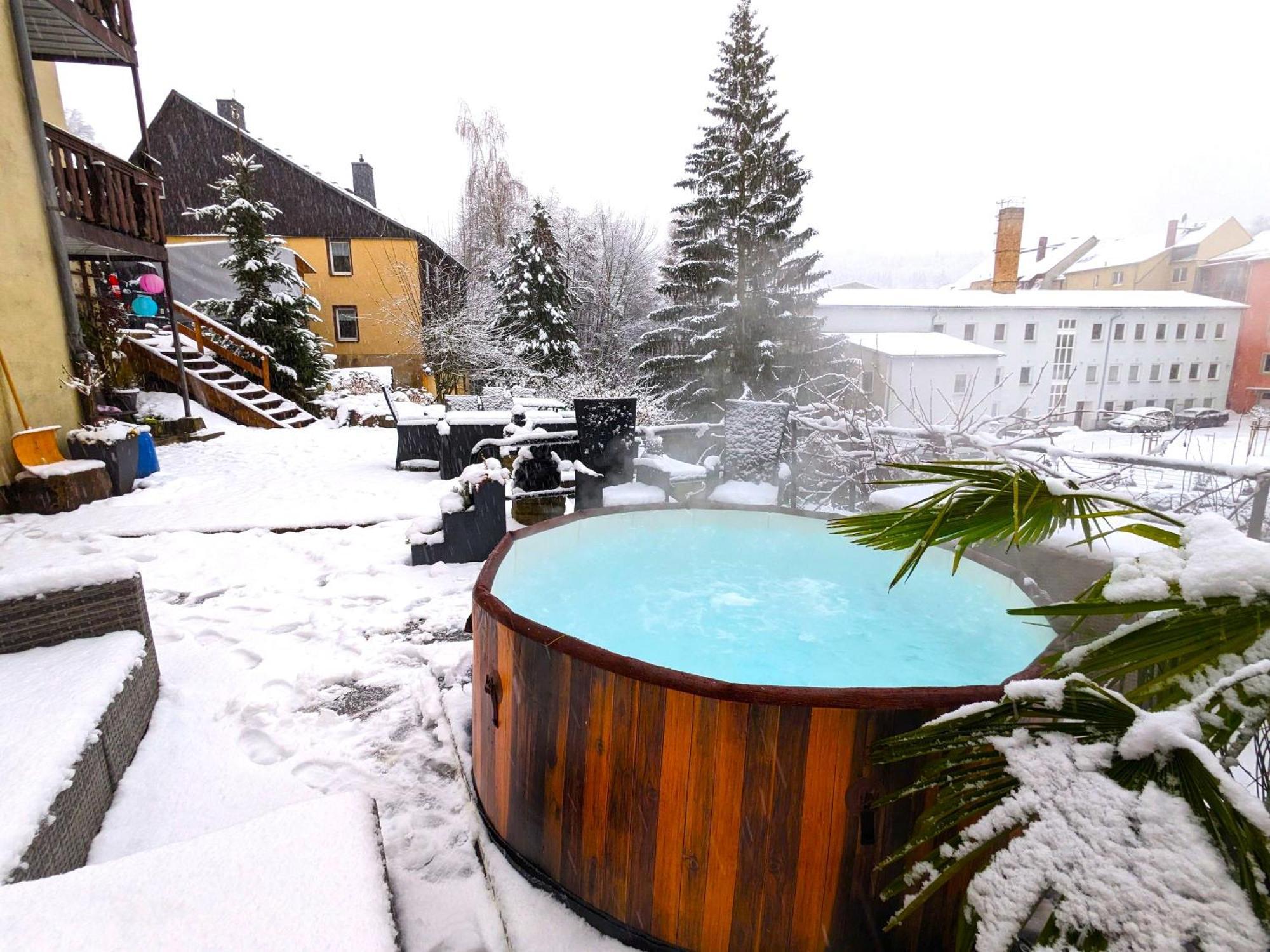 F1 - Urlaubsmagie - Helle Wohnung Mit Sauna & Pool & Whirlpool Sebnitz Exterior photo
