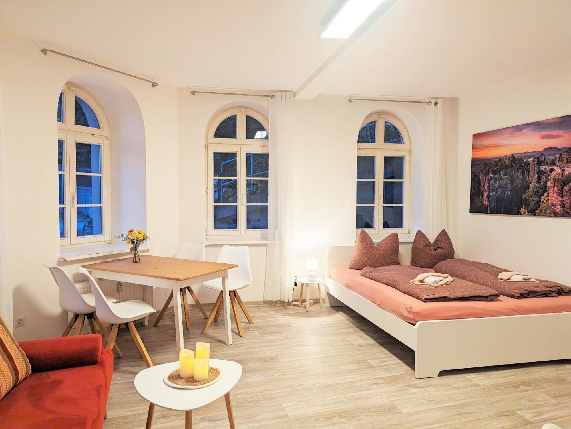 F1 - Urlaubsmagie - Helle Wohnung Mit Sauna & Pool & Whirlpool Sebnitz Exterior photo