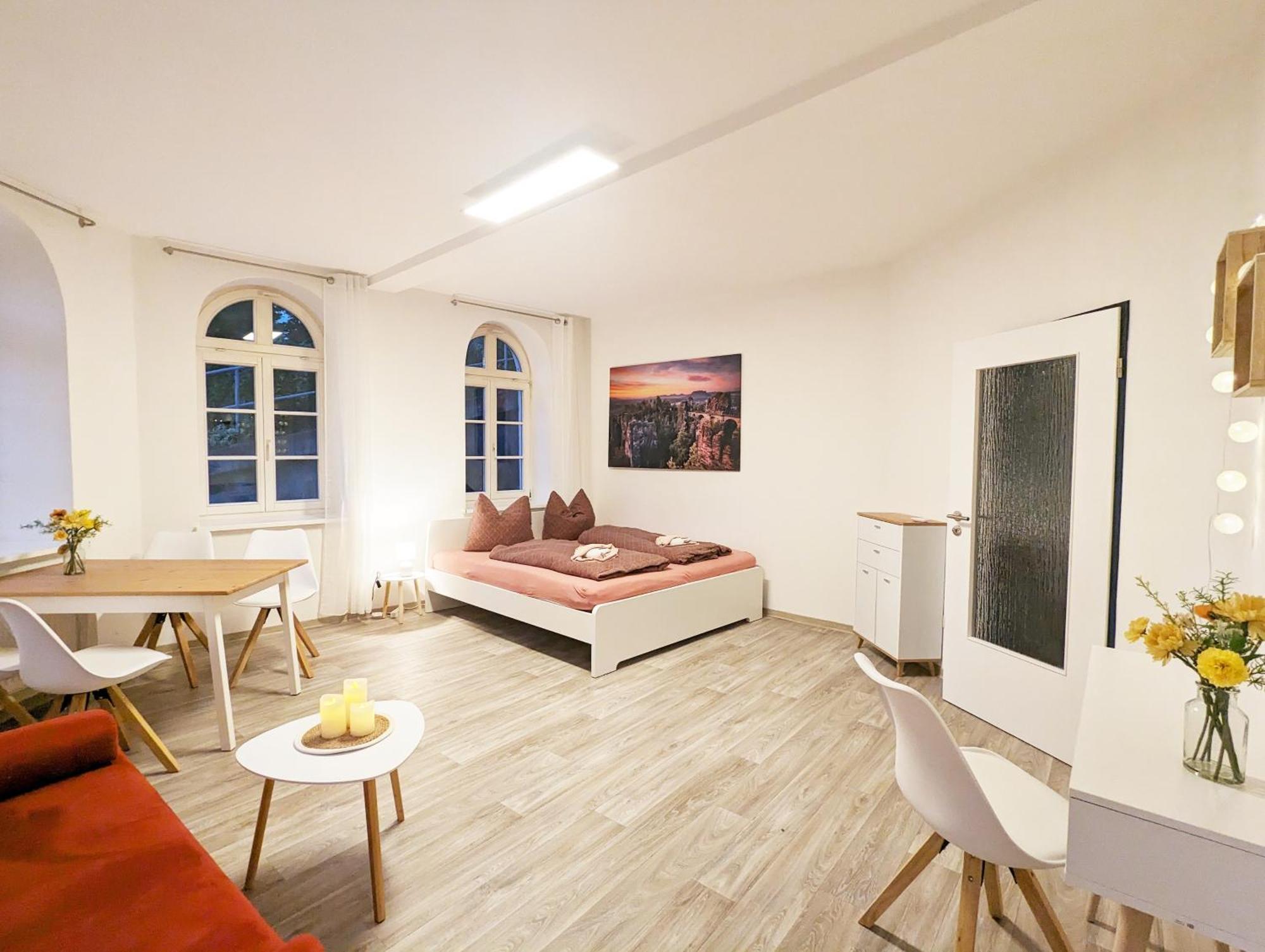 F1 - Urlaubsmagie - Helle Wohnung Mit Sauna & Pool & Whirlpool Sebnitz Exterior photo
