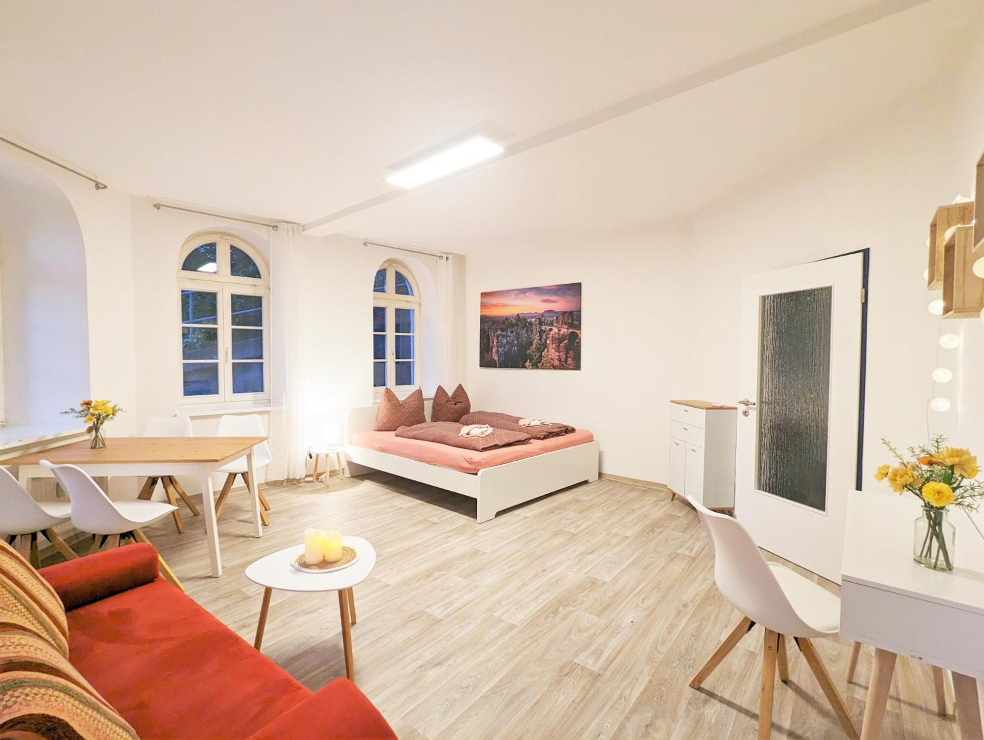 F1 - Urlaubsmagie - Helle Wohnung Mit Sauna & Pool & Whirlpool Sebnitz Exterior photo